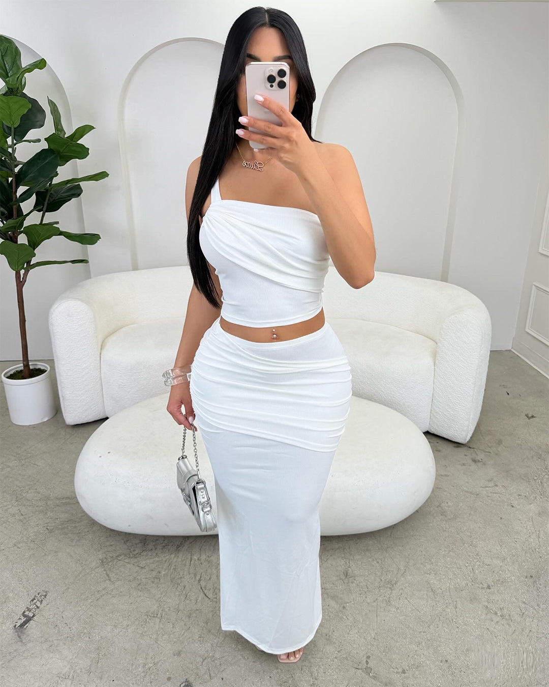 Aura Ribbed Maxi Set