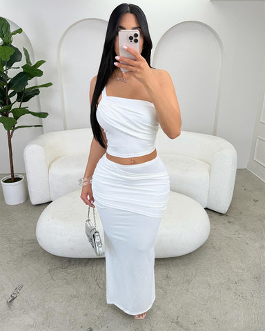 Aura Ribbed Maxi Set