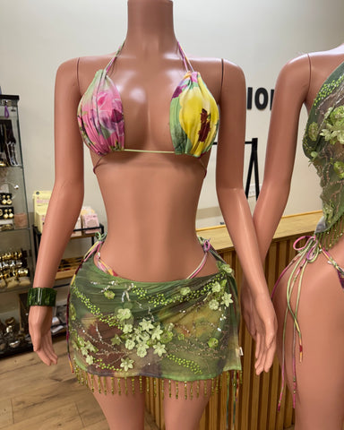 Ibiza Bloom 3Pc Swim Set