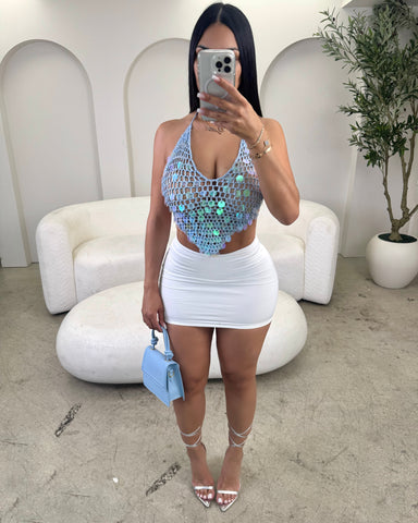 Mermaid Babe Crochet Crop