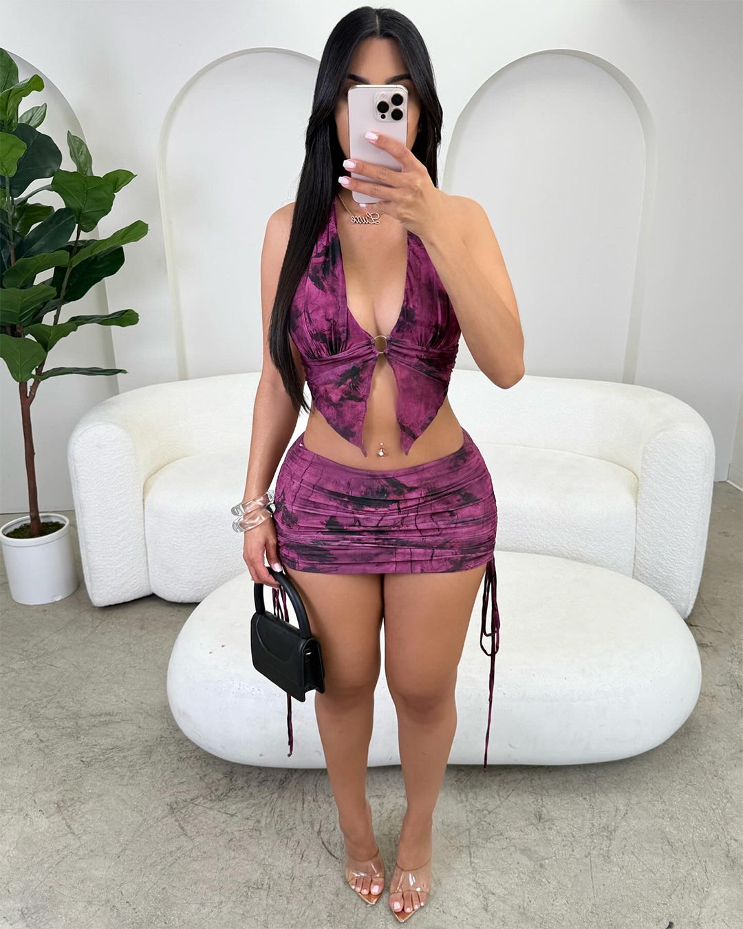 Plum Perfect Skirt Set