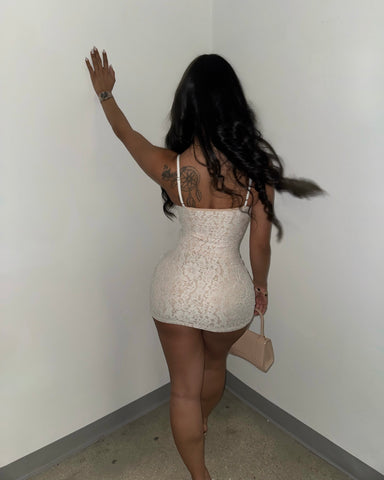 Lace Romancé Minidress (White)
