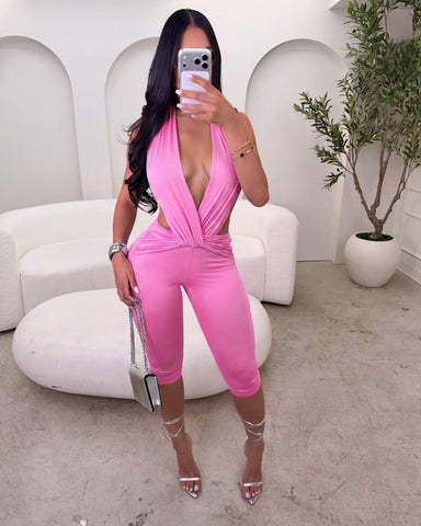 Pink Bellini Romper