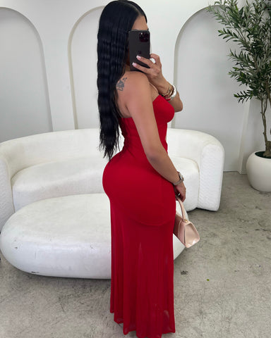 Sheer Temptation Maxi (Red)