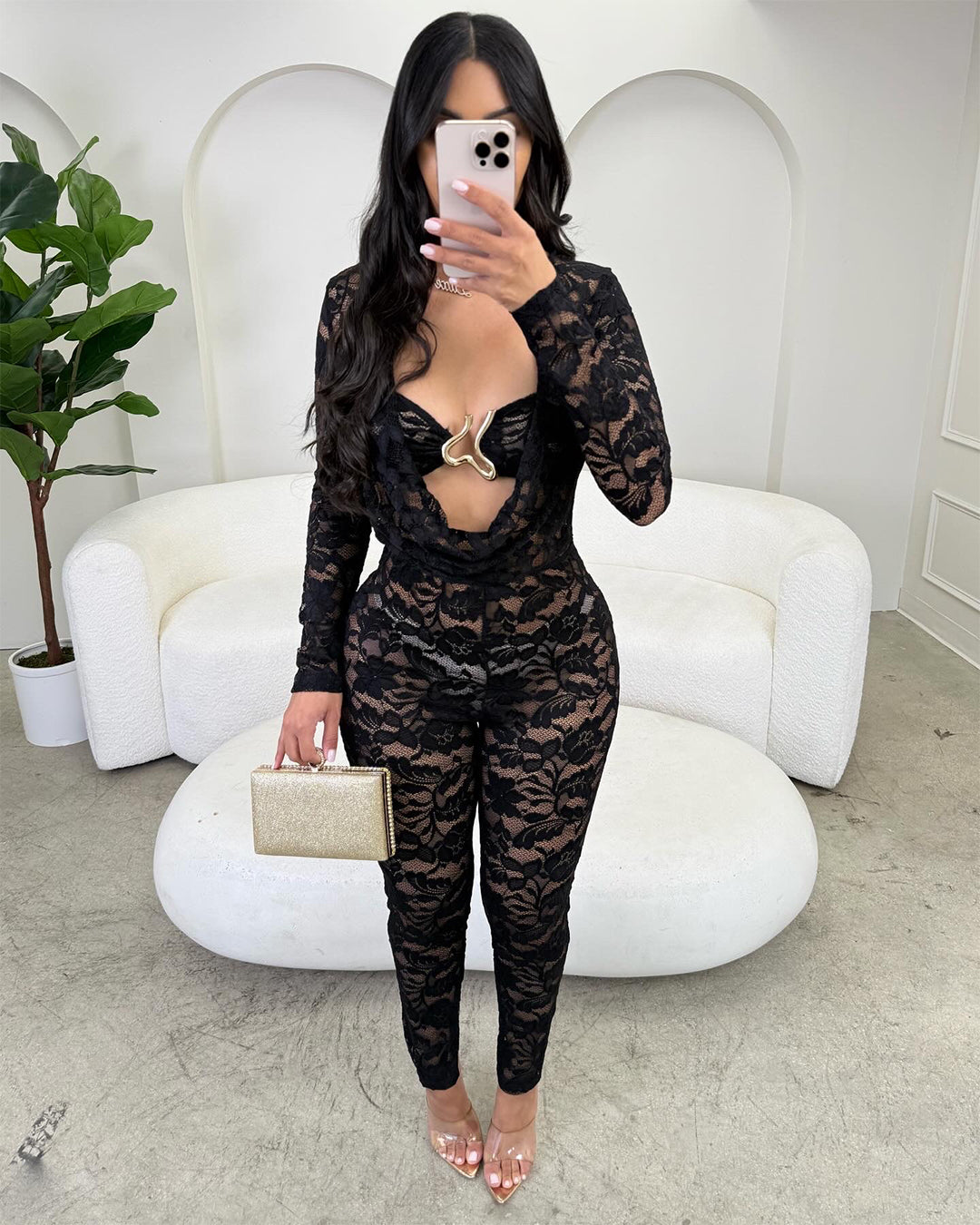 All Eyez on me Lace Jumpsuit