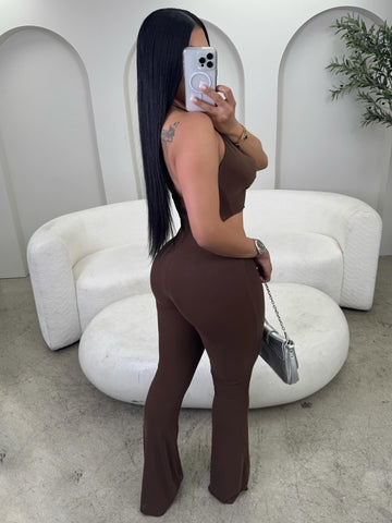 Espresso Please Jumpsuit