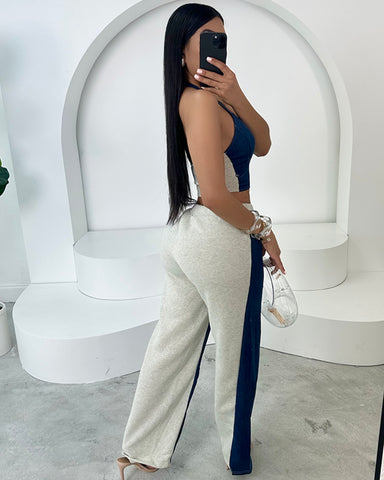 Denim & Chill Sweat Set