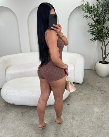 Kiki Open Back Romper