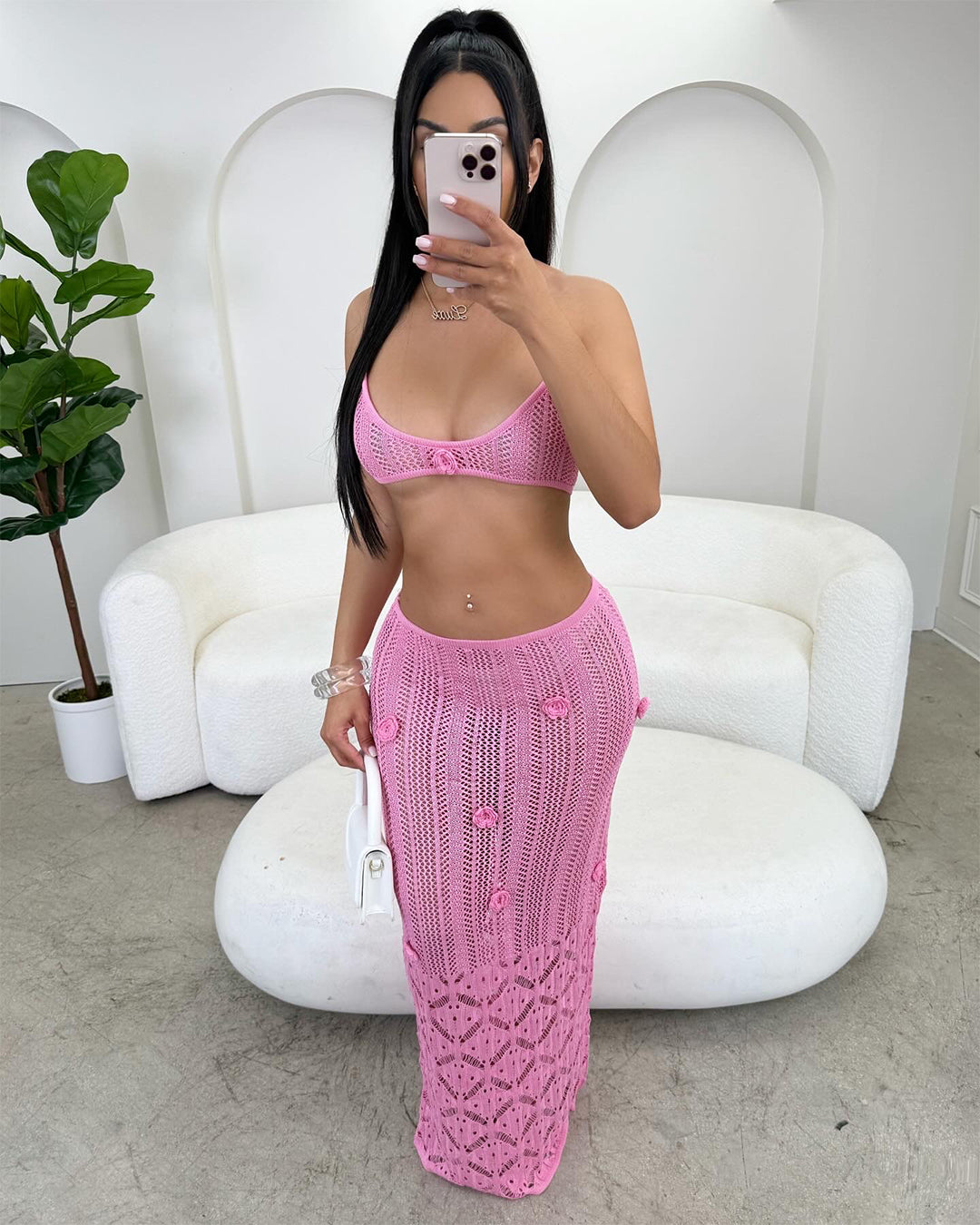 Island Crush Maxi Set (Pink)