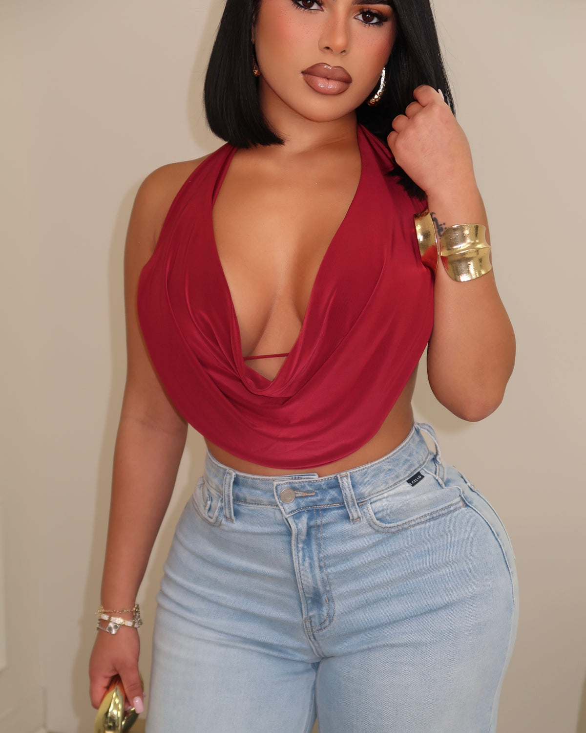 Cowl Neck Top