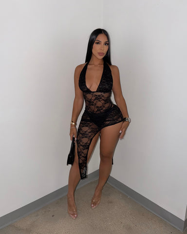Midnight Lace Set