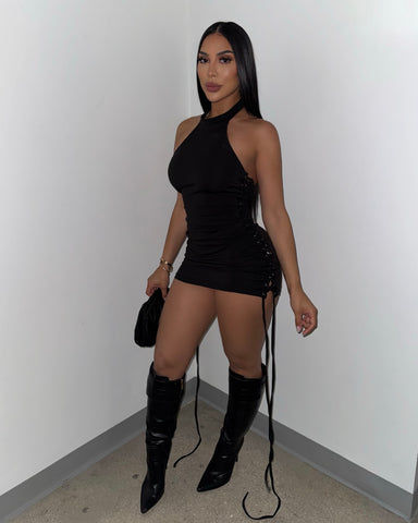 Cross Me Up Highneck Mini