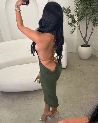 Golden Olive Midi