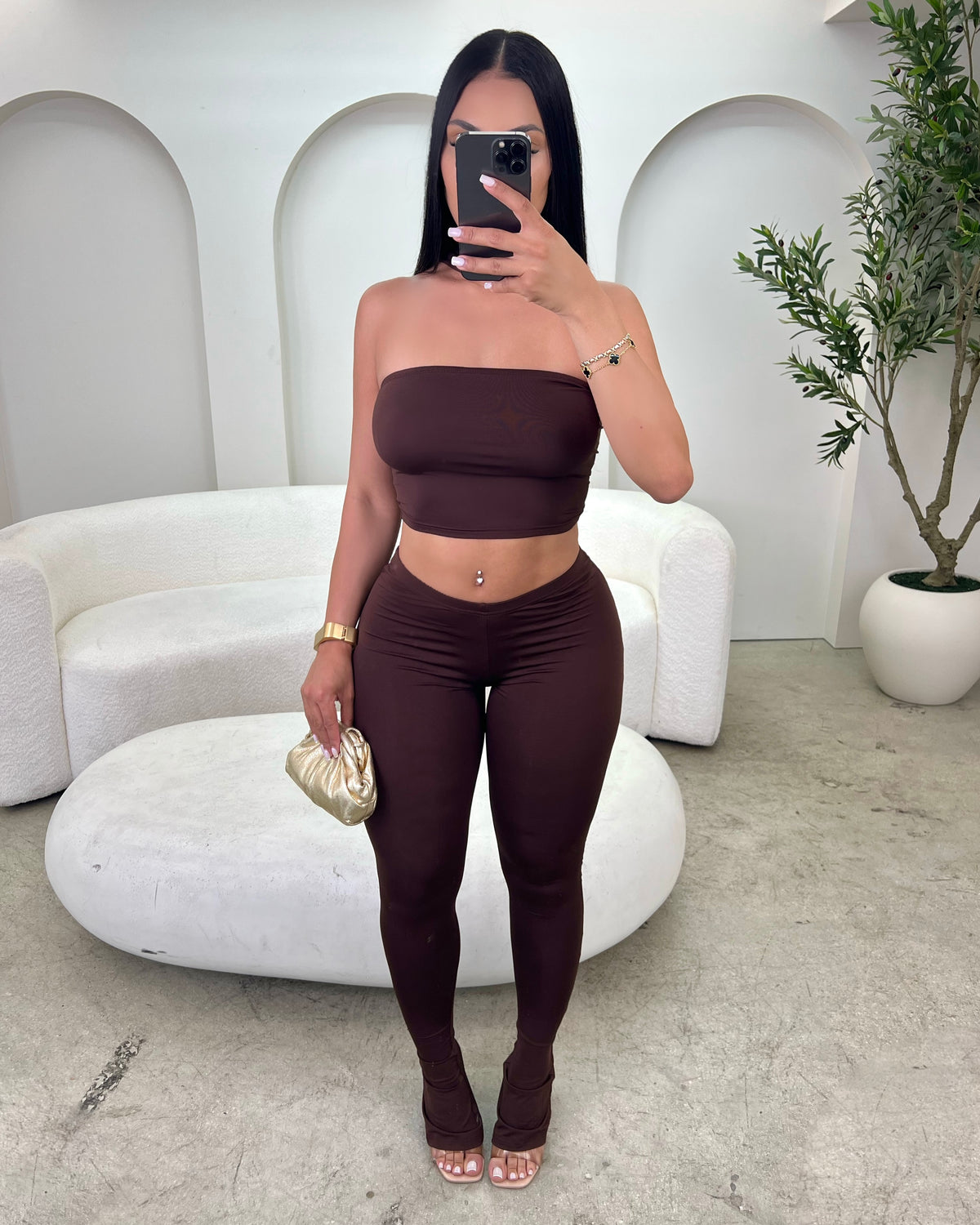 Mocha Muse Pant Set