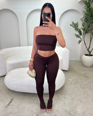 Mocha Muse Pant Set
