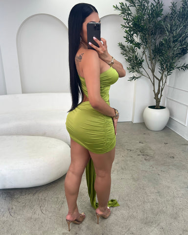 Hottest Out MiniDress  (Green)