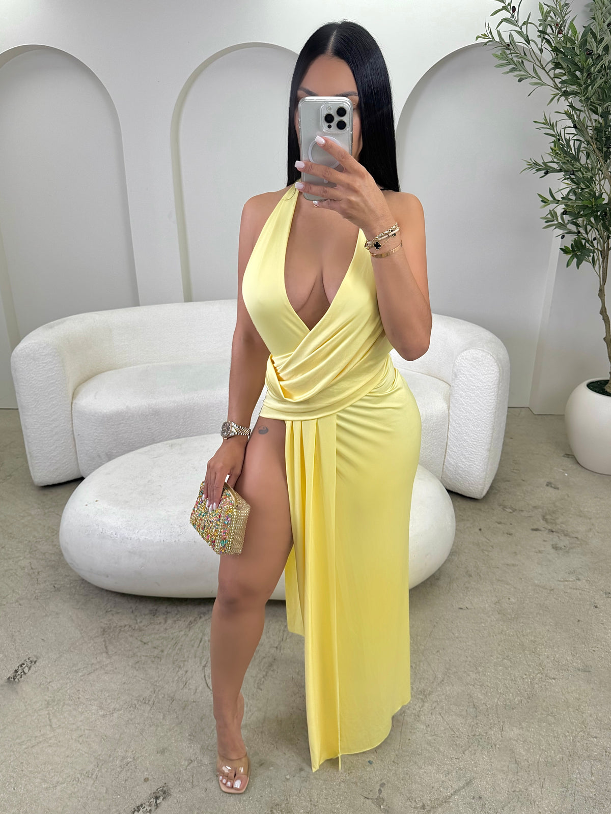 Kourtney Drape Maxi