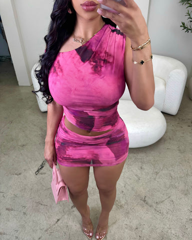 Just A Girl Pink Mini
