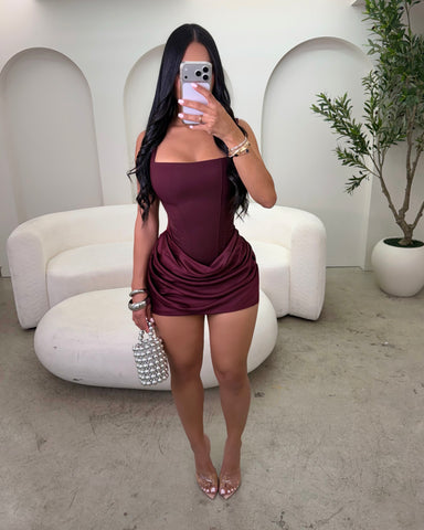 Merlot Corset Mini