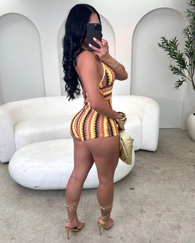 Sunset Crush Romper