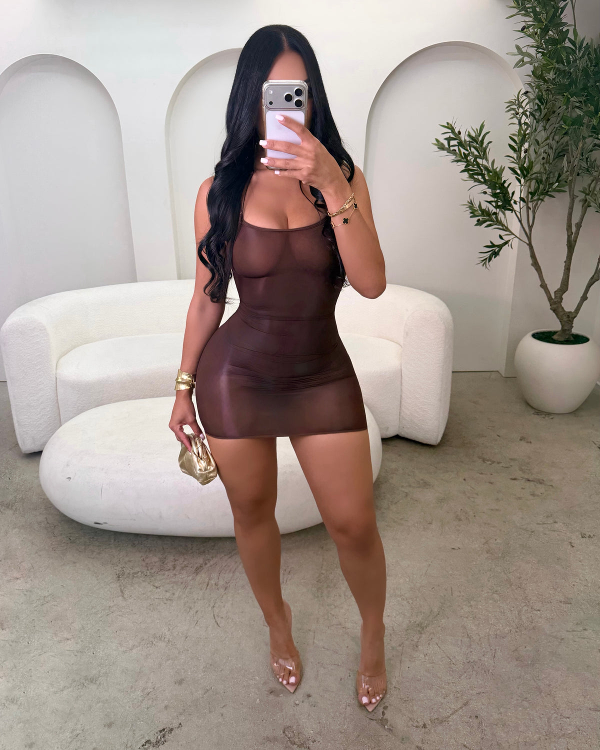 Mocha Slip Dress