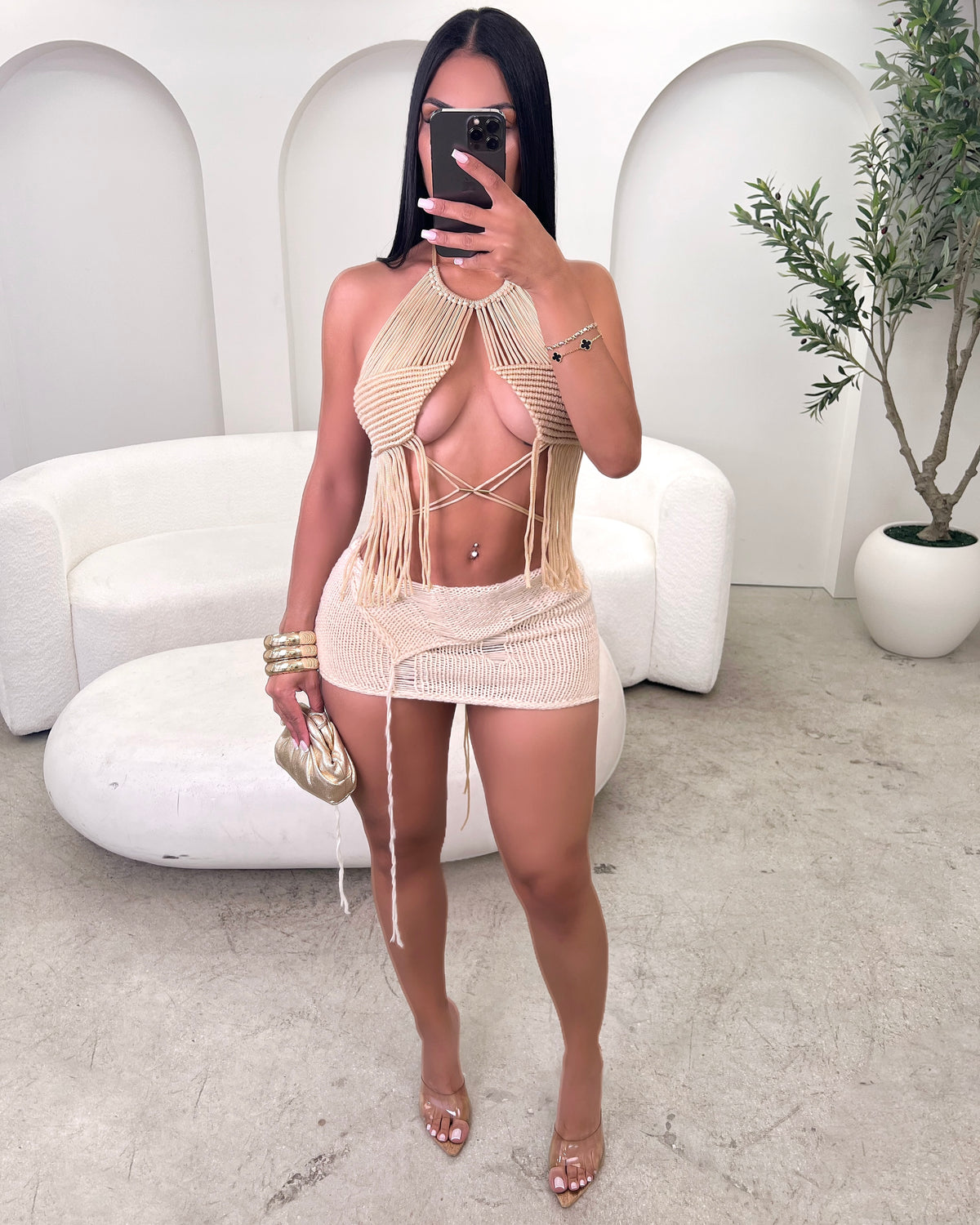 Malibu Fringe Top