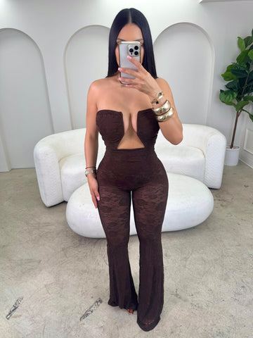 Chocolate Sin Jumpsuit