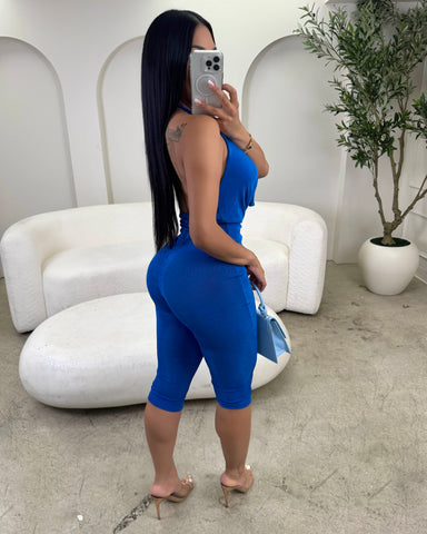Give Me The Blues Romper