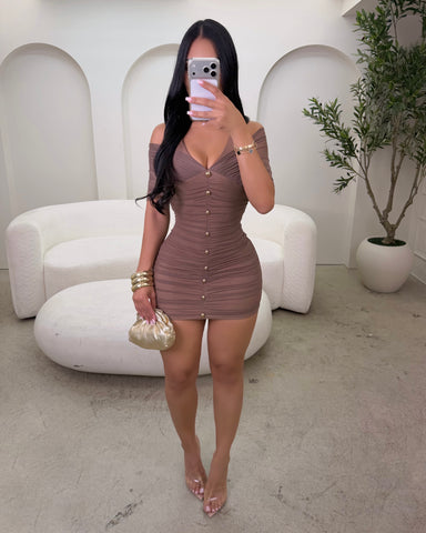 Golden Hour Mini Dress