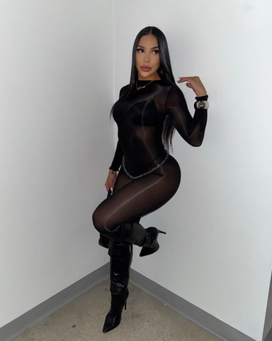 Mesh & Sexy Jumpsuit