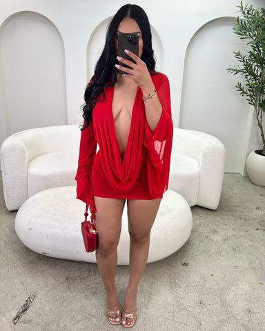 Sheer Love Mesh Mini (Red)