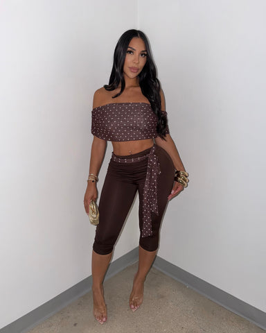 Cocoa Muse Capri Set
