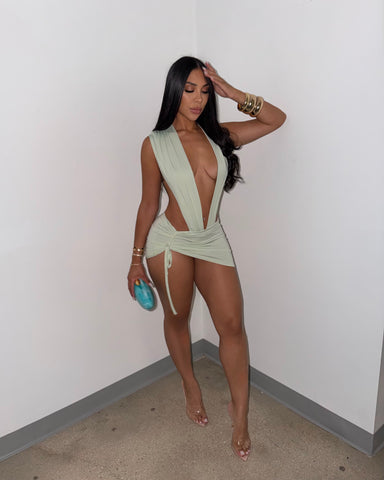 Been Bad Skirt Set (Mint)