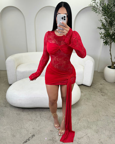 Your Desires Met Lace Mini