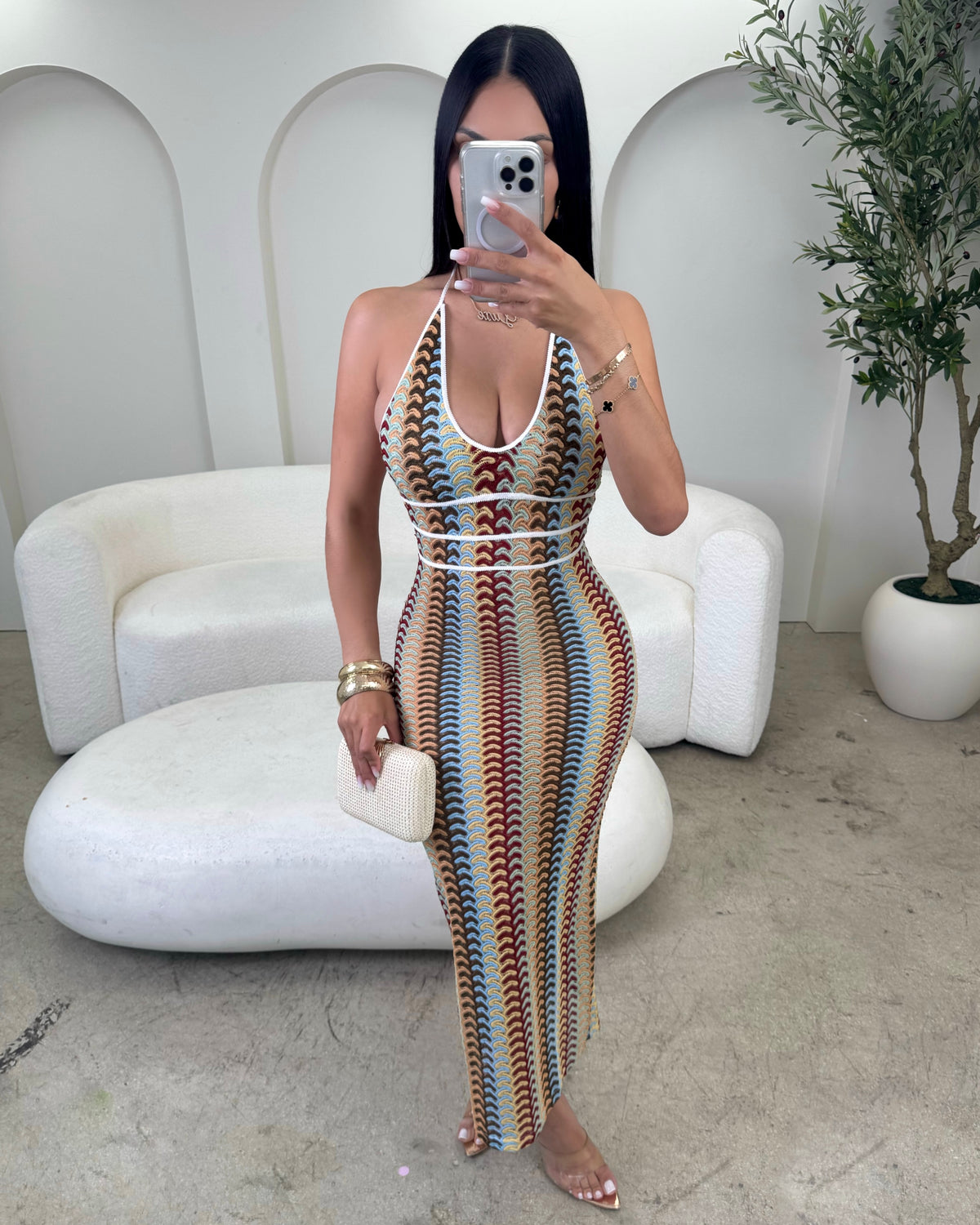 Retro Waves Maxi