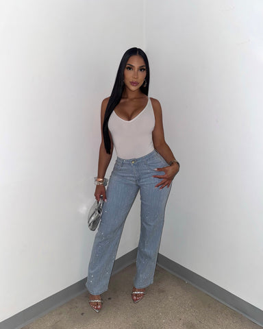Rhinestone Jeans
