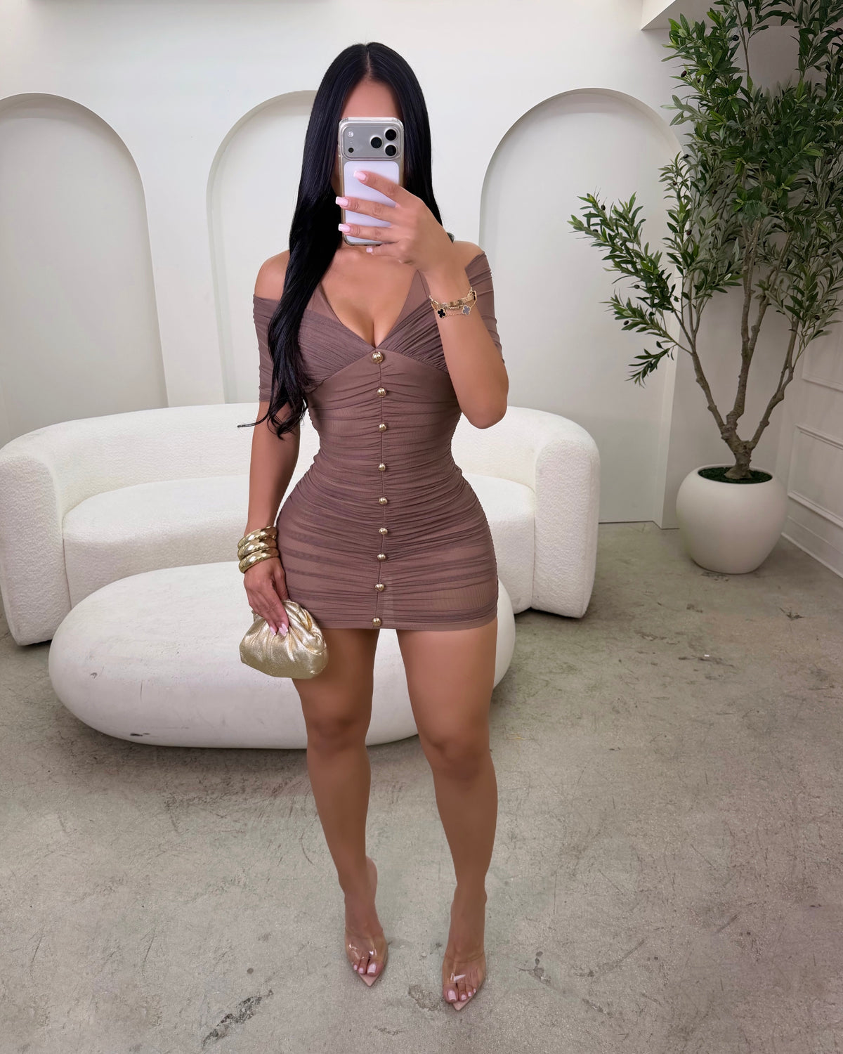Golden Hour Mini Dress