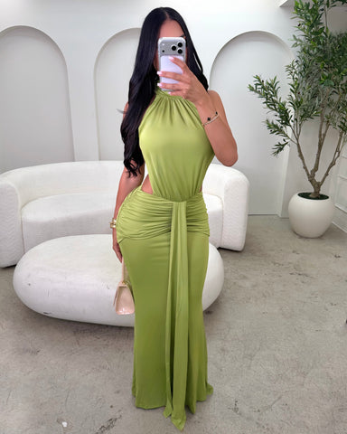 Eden Open Back Maxi