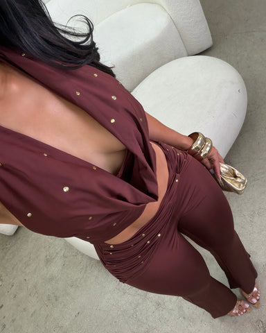 Bronze Desire Pant Set