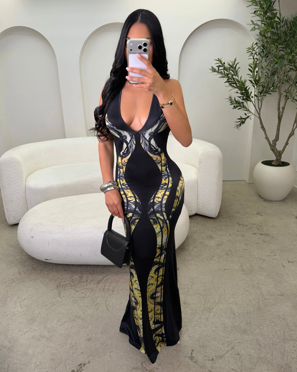 Milano Affair Cutout Maxi