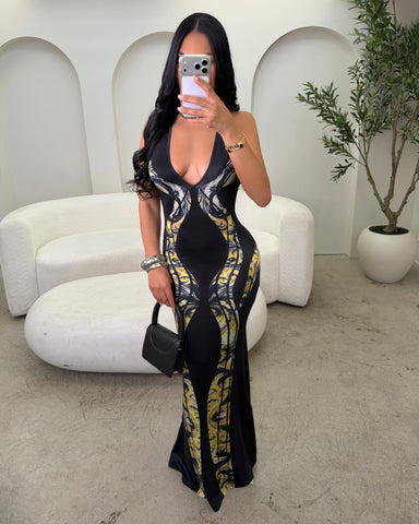 Milano Affair Cutout Maxi