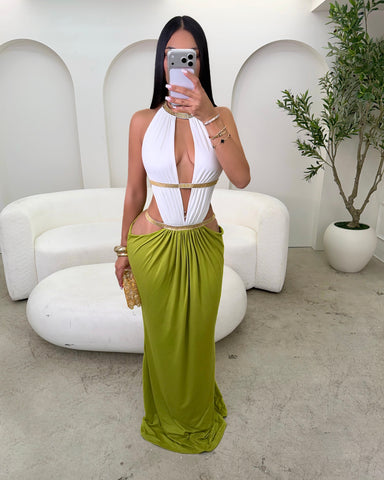 Capri Glow Maxi Dress
