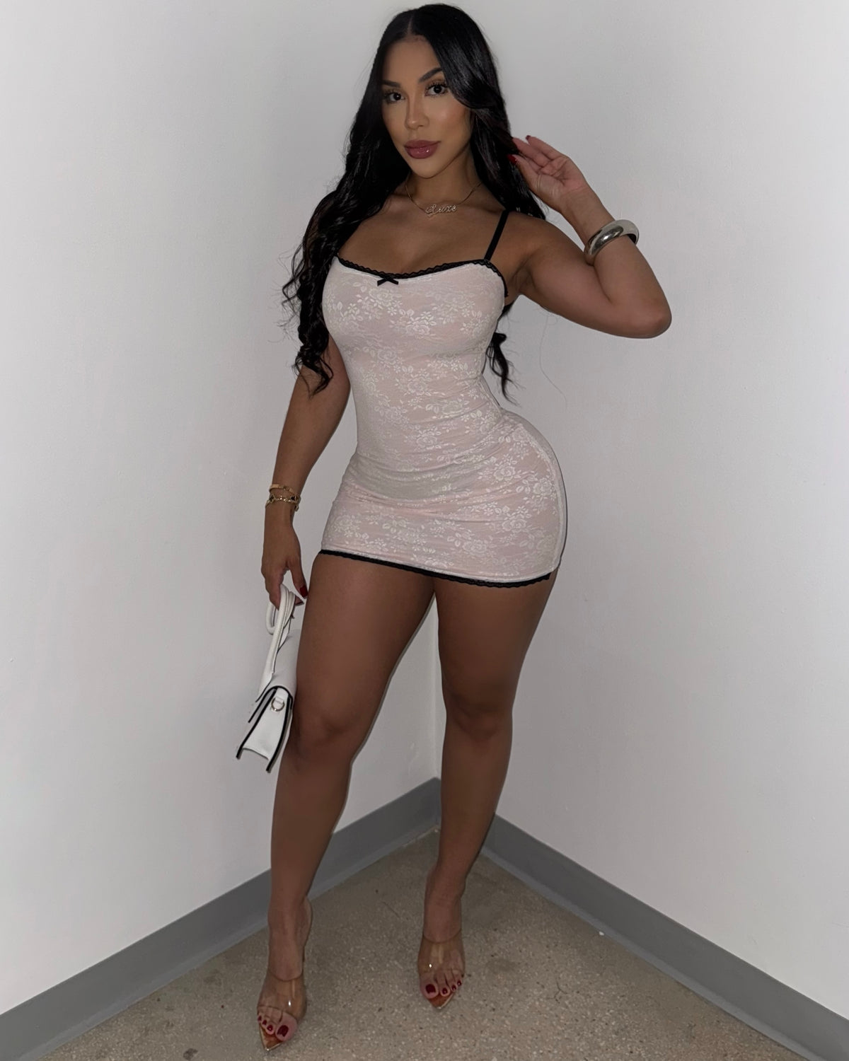 Call You Later Lace Mini