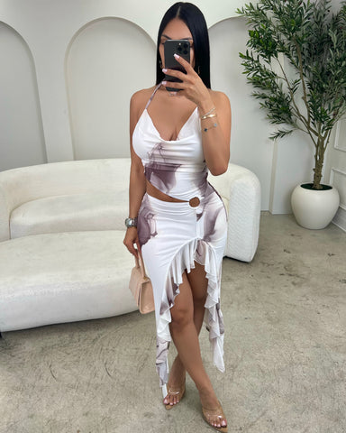 Ivory Bloom Midi