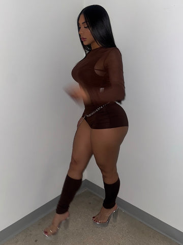 Cocoa Heat Short Set
