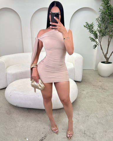Savannah Assymetrical Bodycon Mini
