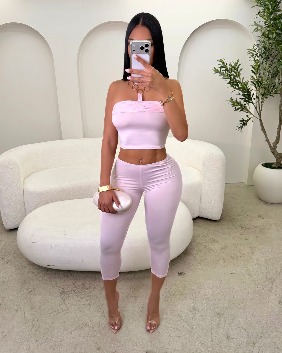 Golden Rose Capri Set