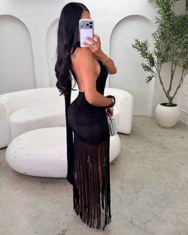 Morocco Fringe Maxi