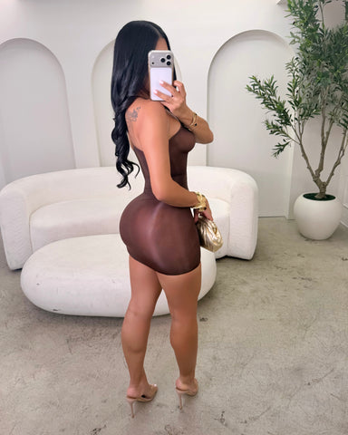 Mocha Slip Dress