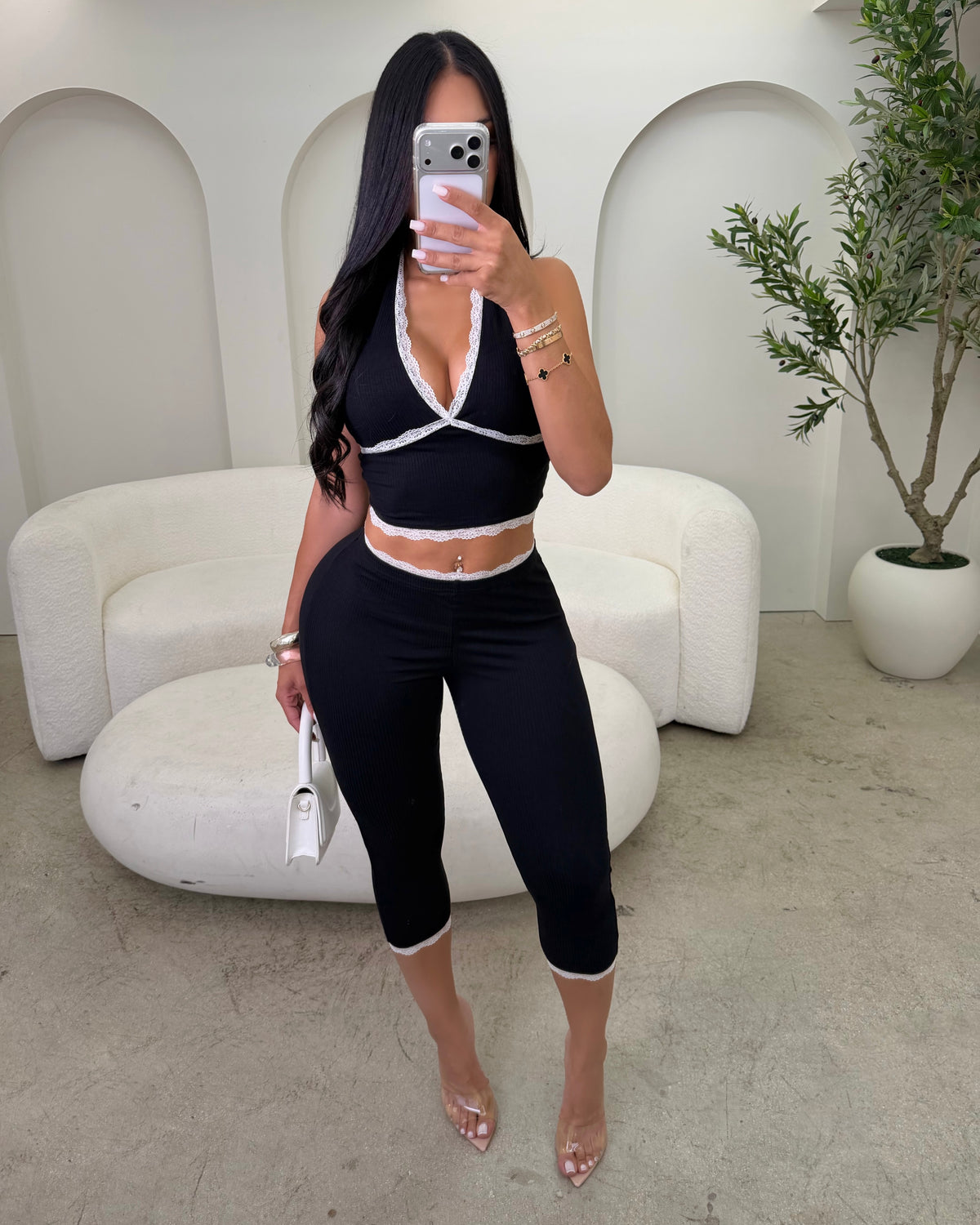 Cafe Society Capri Set (Black)